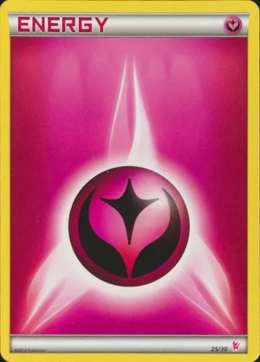 Fairy Energy, Pokémon card TK6S 025 — XY Trainer Kit: Sylveon set