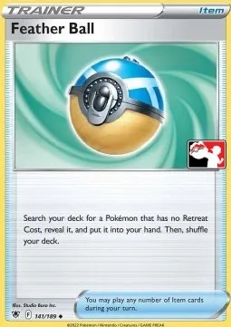 Feather Ball, Pokémon card PPS 141-4 — Play! Pokémon Prize Pack Series set