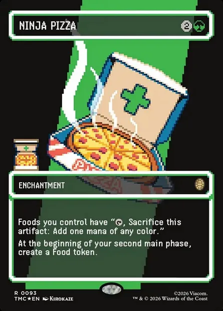 Ninja Pizza, Magic card TMC 93 — Teenage Mutant Ninja Turtles Eternal set