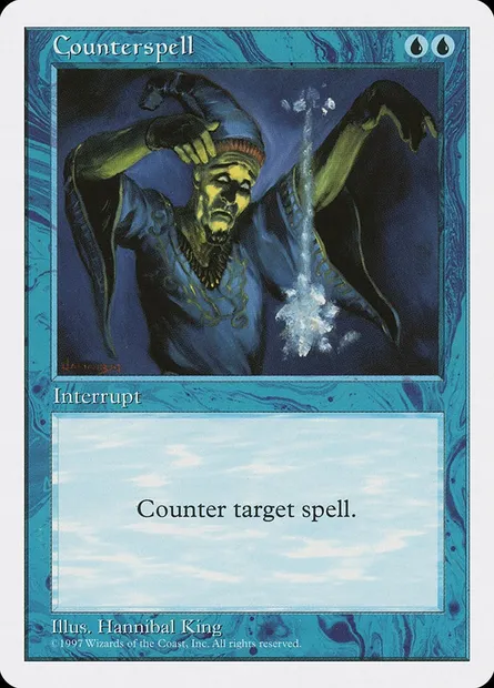 Contresort, carte Magic 5ED 77 — extension Cinquième Edition