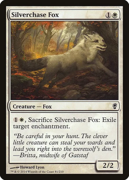 Silverchase Fox, Magic card CNS 81 — Conspiracy set