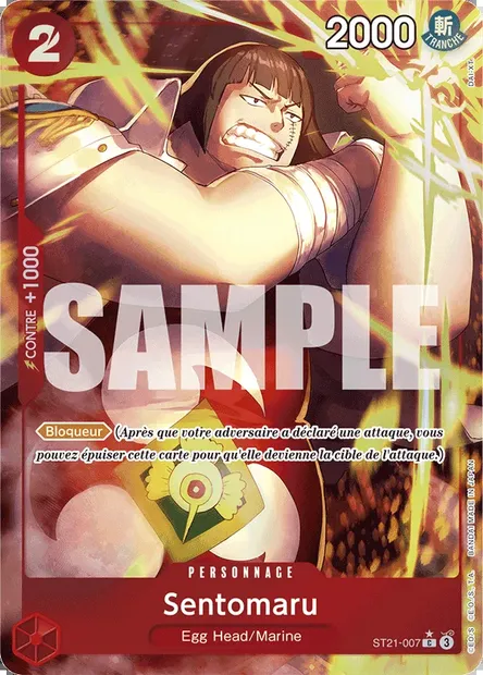 Sentomaru, carte One Piece ST21-007 — extension GEAR 5TH