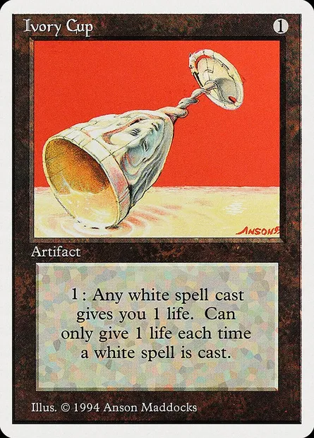 Ivory Cup, Magic card SUM 253 — Summer Magic / Edgar set