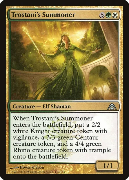Trostani's Summoner, Magic card DGM 110 — Dragon's Maze set