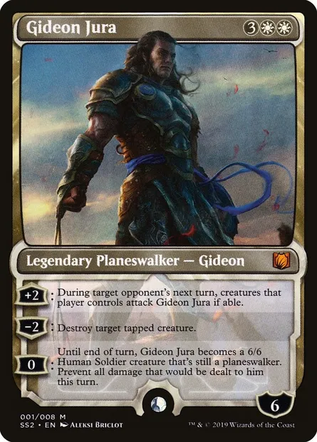 Gideon Jura, Magic card SS2 1 — Signature Spellbook: Gideon set