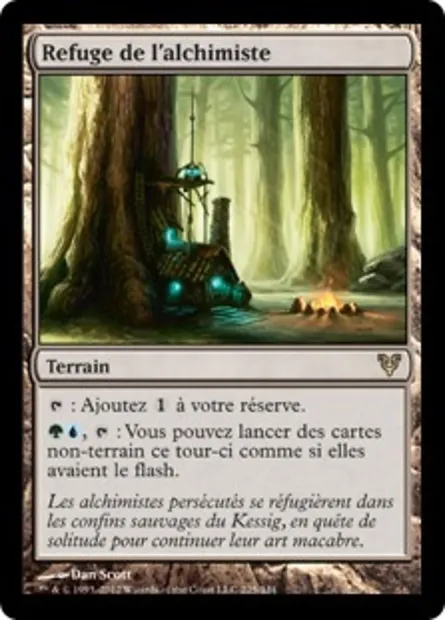Refuge de l'alchimiste, carte Magic AVR 225 — extension Avacyn ressuscitée