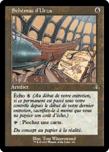 Schémas d'Urza, carte Magic DMR 391 — extension Dominaria Remastered