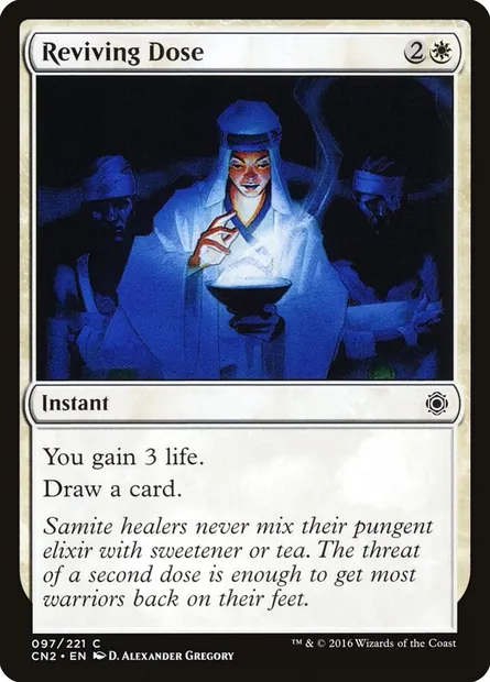 Reviving Dose, Magic card CN2 97 — Conspiracy: Take the Crown set