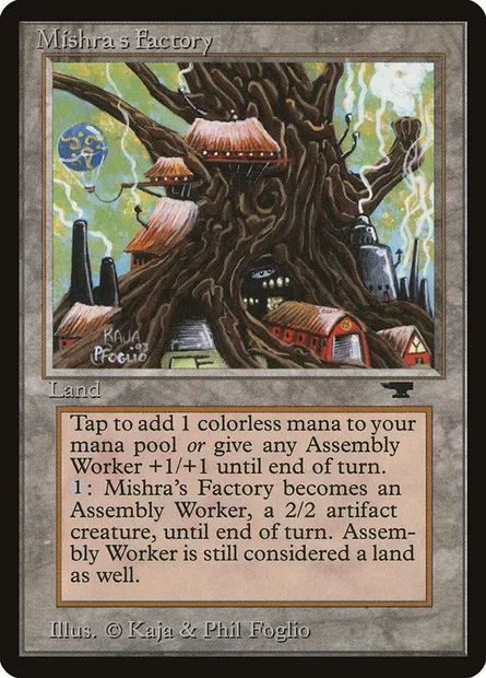 Usine de Mishra, carte Magic ATQ 80a — extension Antiquities
