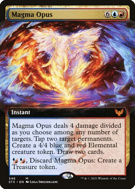 Magma Opus, Magic card STX 346 — Strixhaven: School of Mages set