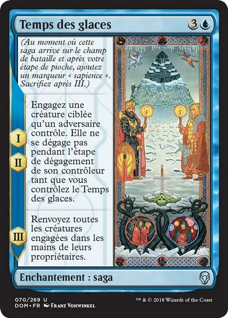 Temps des glaces, carte Magic DOM 70 — extension Dominaria