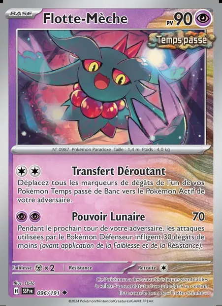 Flotte-Mèche, carte Pokémon SSP 096 — extension Étincelles Déferlantes