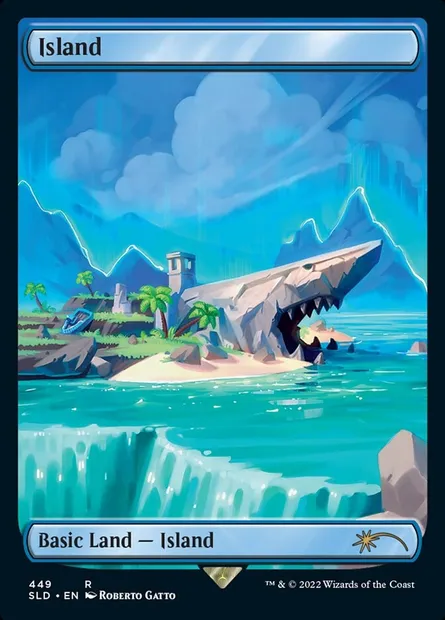 Island, Magic card SLD 449 — Secret Lair Drop set