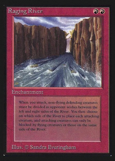 Raging River, Magic card CEI 169 — Intl. Collectors' Edition set