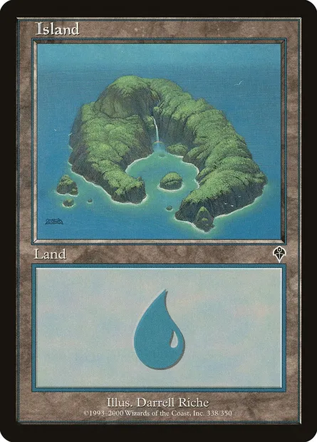 Île, carte Magic INV 338 — extension Invasion