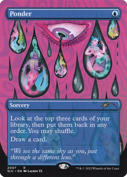 Contemplation, carte Magic SLC 2007 — extension Secret Lair Countdown