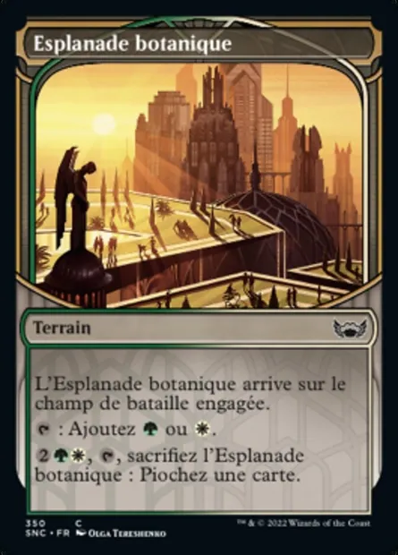 Esplanade botanique, carte Magic SNC 350 — extension Les rues de la Nouvelle-Capenna