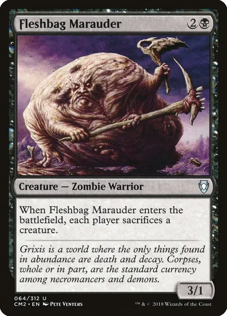 Fleshbag Marauder, Magic card CM2 64 — Commander Anthology Volume II set