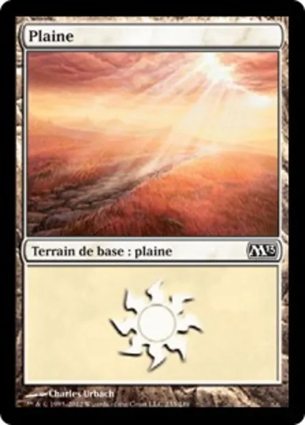 Plaine, carte Magic M13 233 — extension Magic 2013