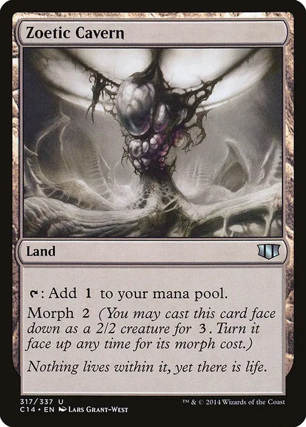 Zoetic Cavern, Magic card C14 317 — Commander 2014 set