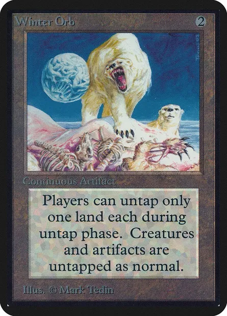 Winter Orb, Magic card LEA 275 — Limited Edition Alpha set