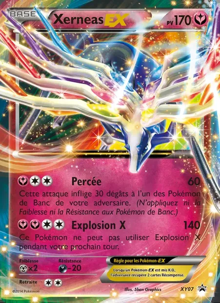 Xerneas EX, carte Pokémon XY 07 — extension Promo XY