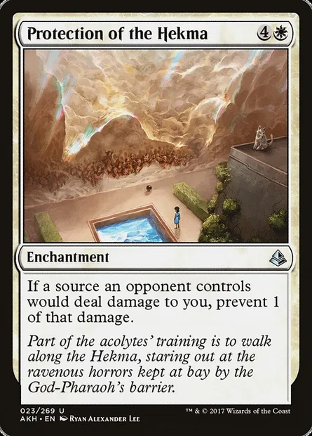 Protection of the Hekma, Magic card AKH 23 — Amonkhet set