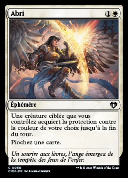 Abri, carte Magic CMM 56 — extension Commander Masters