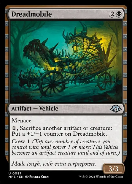 Dreadmobile, Magic card MH3 87 — Modern Horizons 3 set
