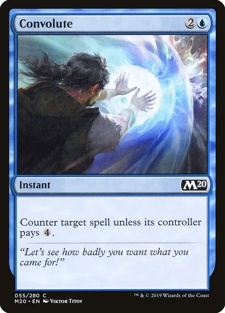 Convolute, Magic card M20 55 — Core Set 2020 set