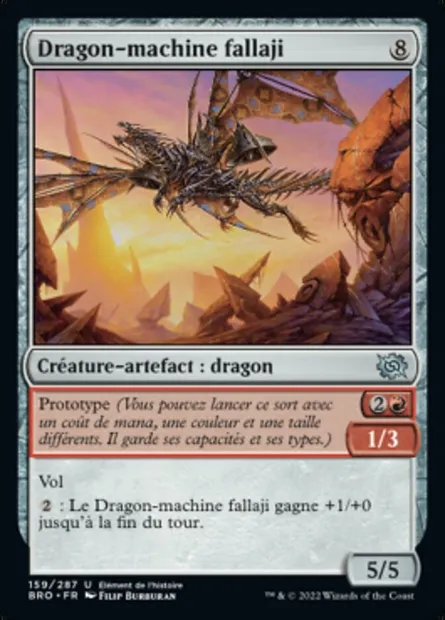 Dragon-machine fallaji, carte Magic BRO 159 — extension La Guerre Fratricide