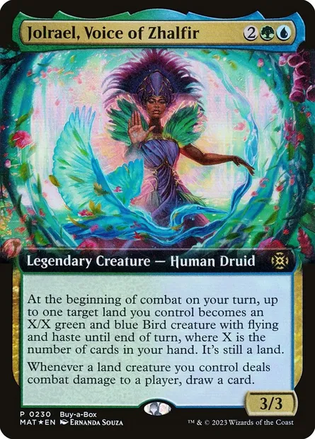 Jolrael, Voice of Zhalfir, Magic card MAT 230 — March of the Machine: The Aftermath set