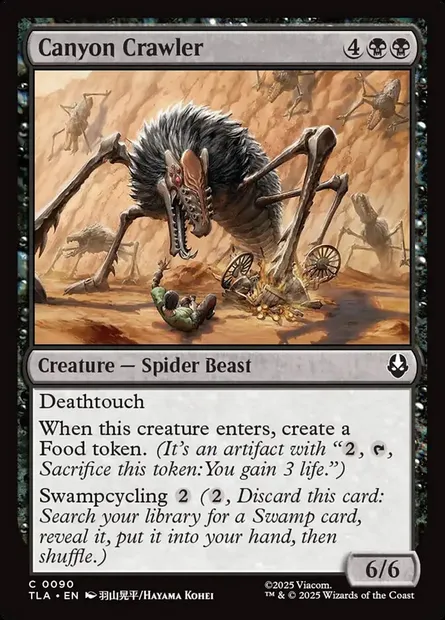 Canyon Crawler, Magic card TLA 90 — Avatar: The Last Airbender set