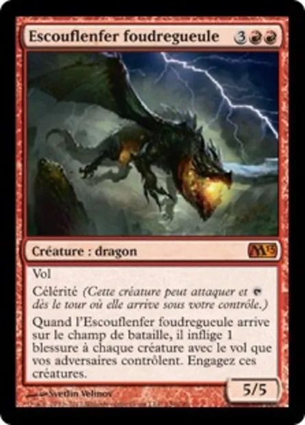 Escouflenfer foudregueule, carte Magic M13 150 — extension Magic 2013
