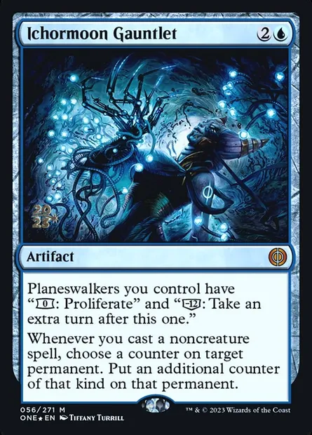 Ichormoon Gauntlet, Magic card PONE 56s — Phyrexia: All Will Be One Promos set