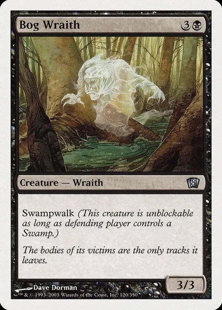 Apparition des marécages, carte Magic 8ED 120 — extension Huitième Edition