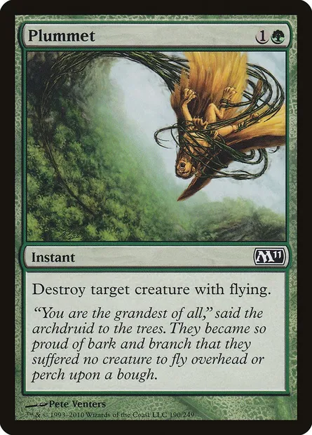 Plummet, Magic card M11 190 — Magic 2011 set