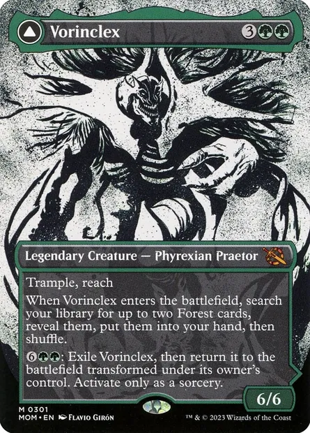 Vorinclex // The Grand Evolution, Magic card MOM 301 — March of the Machine set