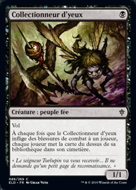 Collectionneur d'yeux, carte Magic ELD 86 — extension Throne of Eldraine