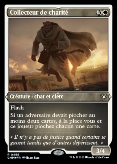 Collecteur de charité, carte Magic CMM 455 — extension Commander Masters