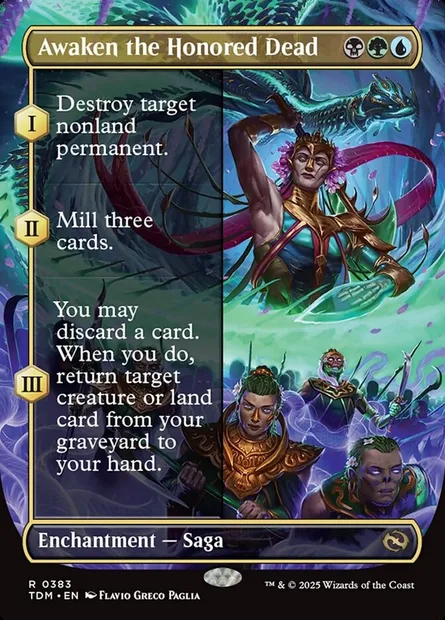 Awaken the Honored Dead, Magic card TDM 383 — Tarkir: Dragonstorm set