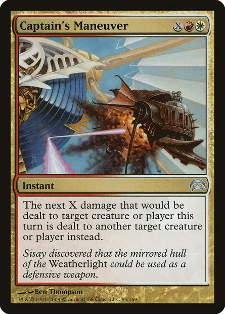 Captain's Maneuver, Magic card HOP 85 — Planechase set
