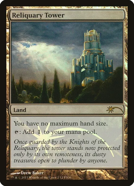Reliquary Tower, Magic card F13 2 — Friday Night Magic 2013 set