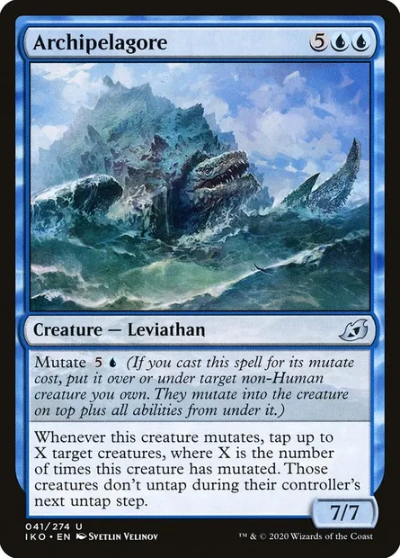 Archipelagore, Magic card IKO 41 — Ikoria: Lair of Behemoths set