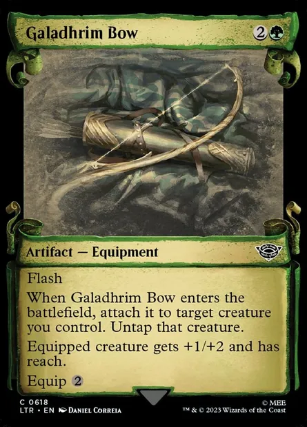 Galadhrim Bow, Magic card LTR 618 — The Lord of the Rings: Tales of Middle-earth set