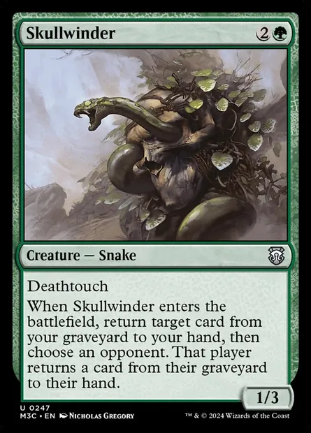 Skullwinder, Magic card M3C 247 — Modern Horizons 3 Commander set