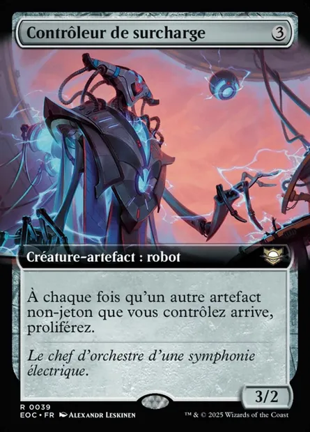 Contrôleur de surcharge, carte Magic EOC 39 — extension Edge of Eternities Commander