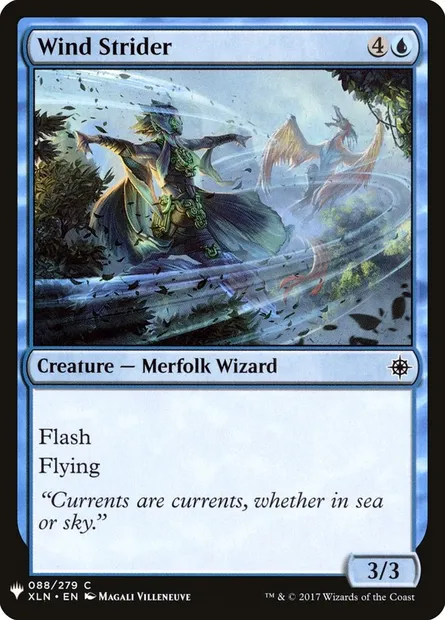 Enjambeuse de vent, carte Magic PLST XLN-88 — extension The List