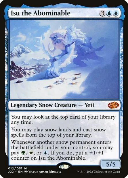 Isu the Abominable, Magic card J22 12 — Jumpstart 2022 set