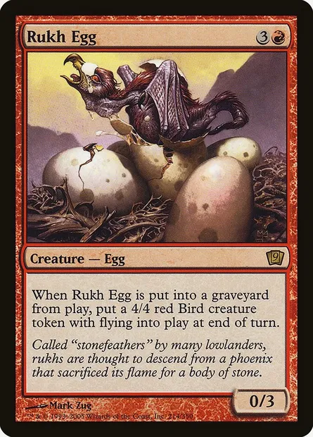 Œuf de rukh, carte Magic 9ED 214★ — extension Neuvième Edition